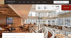 Desktop Screenshot of conradchicagohotel.com